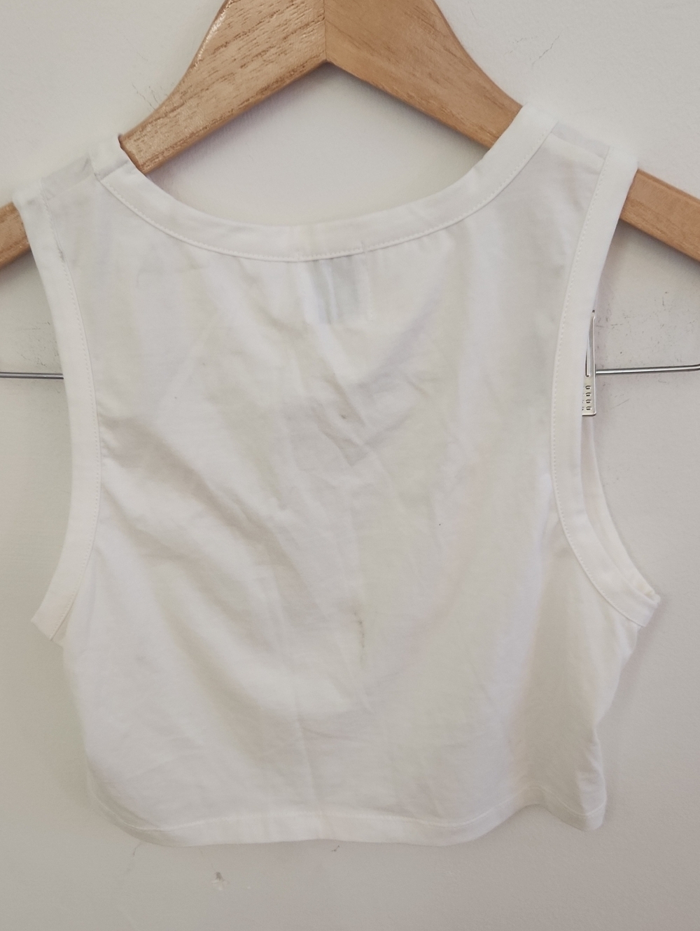 New With Tags Princess Polly Vibe Crop Tank Top - White Size 6 - Picture 6 of 6